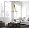Elegant Lighting Cohen 36 inch pendant in brass - 2 of 4