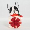 Everstar 22" UL PLUSH BULLDOG IN GIFT BOX SCULPTURE, Red - 2 of 4