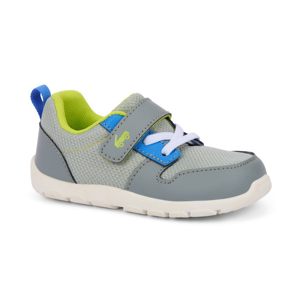 UPC 840198655022 product image for See Kai Run Basics Toddler Tenny Sneakers - Gray 4T: Machine Washable, Hook and  | upcitemdb.com