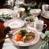 Martha Stewart Holiday Vines 16-Piece Porcelain Dinnerware Set - 2 of 4
