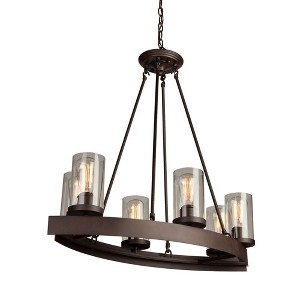 Artcraft Lighting Menlo Park 6 - Light Chandelier in  Oil Rubbed Bronze - 1 of 2