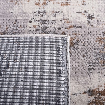 Gray and Beige 8' x 10' Tufted Wool Area Rug