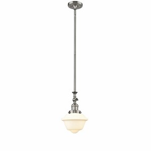 Oxford - 1 Light Stem Hung Tiltable Mini Pendant In Traditional Style-12 Inches Tall and 7.5 Inches Wide - 1 of 1