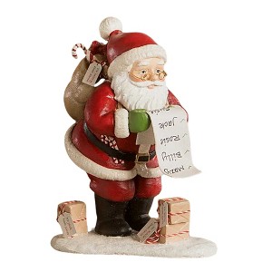 Bethany Lowe 7.25 In Checking It Twice Santa Name List Claus Santa Figurines - 1 of 3
