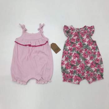 Chick Pea Baby Girl Onesie Long Sleeve Bodysuit Gift for Newborn 0-3 Months  Pumpkin Pink