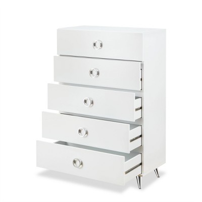 Acme Furniture Elms Dresser White Finish