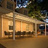 CLIHOME 20 ft. x 10 ft. Polycarbonate Patio Cover Hardtop Gazebo Outdoor Aluminum Pergola For Garden, Patio, Backyard - 3 of 4