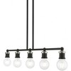 Livex Lighting Lansdale 5 - Light Chandelier in  Black/Brushed Nickel - 2 of 4