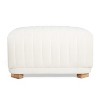 Christopher Knight Home Carla Vintage Channel Tufted Upholstered Storage Ottoman with 2 Drawers - 2 of 4