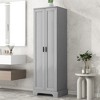 Tramull Multi-Functional Storage Cabinet, Adjustable Shelf Organizer with Anti-Tip Design for Bathroom & Office - 3 of 4
