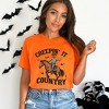 Simply Sage Market Women's Creepin' It Country Cowboy Short Sleeve Graphic Tee - 2 of 4