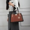 MKF Collection Aubrey Color Block Women's Satchel Bag by Mia K - 4 of 4