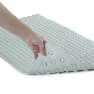 Cushioned Rubber Bath Mat: Pillow Top Non-Slip Bath Mat