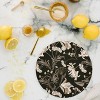 Iveta Abolina Poesie French Garden Charcoal Cutting Board - Round - 2 of 3