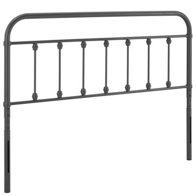 Modway Sage Queen Metal Headboard – Vintage-Inspired Arched Frame with Vertical Spindles, Classic Look for Modern Bedrooms
