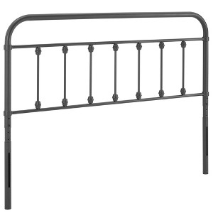 Modway Sage Queen Metal Headboard – Vintage-Inspired Arched Frame with Vertical Spindles, Classic Look for Modern Bedrooms - 1 of 4