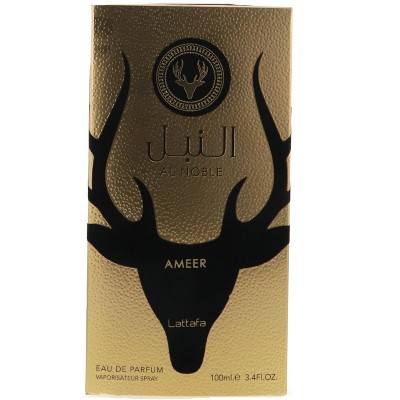 Lattafa Al Noble Ameer Eau de Parfum, 3.4 oz