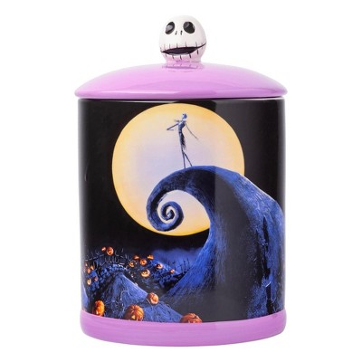 Silver Buffalo Disney The Nightmare Before Christmas Spiral Hill 64 Ounce Ceramic Cookie Jar
