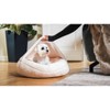Boucle Pet Bed with Attached Cover – Cloud White - 4 of 4