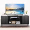 TV Stand, Mid Century Modern TV Stand for 55/60/65 inch TV, Entertainment Center with Cord Management for Media Furniture - 4 of 4