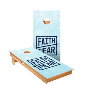 Faith Over Fear Cornhole Boards - ACA Star Series - 1 of 3