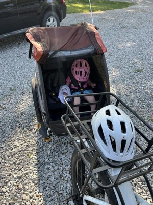 Inline bike yearling trailer