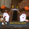 DYLives 5FT Inflatable Ghost Tree with LED Lights - Spooky Outdoor Decor, Blow Up Haunted Yard Decoration, Easy Setup, Waterproof - 3 of 4