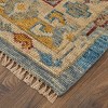 Fillmore Traditional Geometric Blue/Yellow/Red Area Rug - 3 of 4