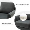 Iapygia Contemporary Tufted Wooden Upholstered Club Chair with Metal Legs for Bedroom and Living Room Club Chair| ART OF LIVING DESIGNS - 4 of 4