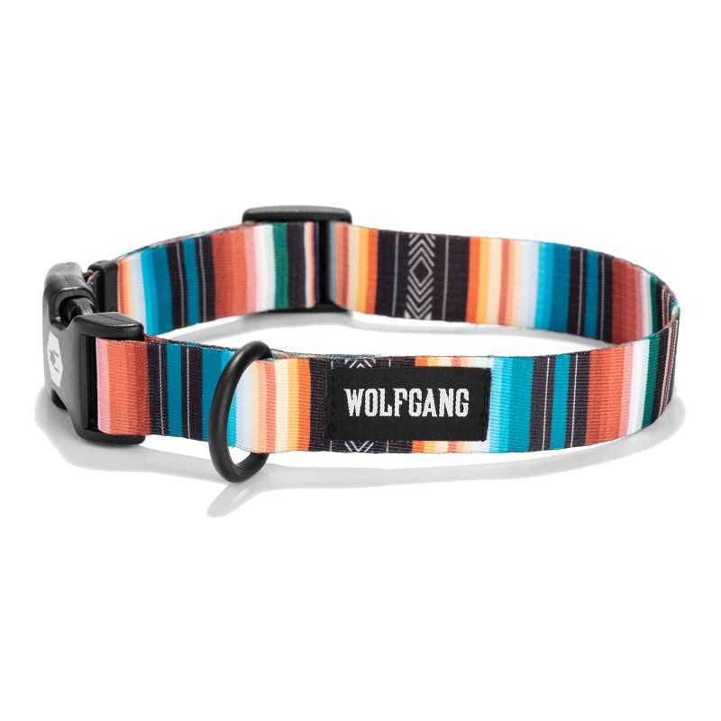 Wolfgang Man & Beast Premium Adjustable Dog Training Collar, Made in USA, LostArt Print, 1 of 6