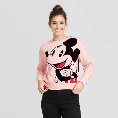 pink mickey sweatshirt