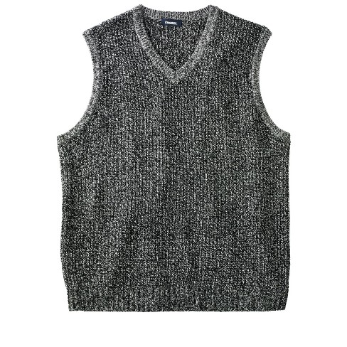 Kingsize Men's Big & Tall Shaker Knit V-neck Sweater Vest - Big - 5xl ...