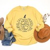Simply Sage Market S.W.Smiley Pumpkin Outline Garment Dyed Long Sleeve - 3 of 4