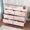 8-Drawer Dresser for Bedroom, Large Wooden Chest with Storage, Modern TV Stand Dresser for Clothes Organization and Living Room - 3 of 4