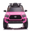 Officially Licensed Toyota Tacoma Car,12V Battery Powered Electric Car with Remote Control,Spring Suspension Safety Belt,2-Speed Ride On Toy Car - 2 of 4