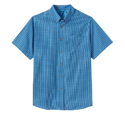 KingSize Short Sleeve Wrinkle Resistant Sport Shirt