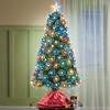 Collections Etc 47" Color-Changing LED Fiber-Optic Tree 23 X 23 X 47 - 2 of 2