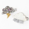 Meri Meri Sparkly Weather Hair Clips (Pack of 4) - 4 of 4