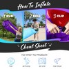 Nevlers Tear-Resistant Inflatable Loungers - Pack of 2 - 3 of 4