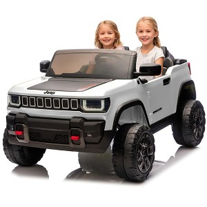 Jojoka 24V Licensed Ride on Car for Big Kids, 2-Seater Electric Truck with Remote Control, 3 Speeds, Music & LED Lights - 1 of 4