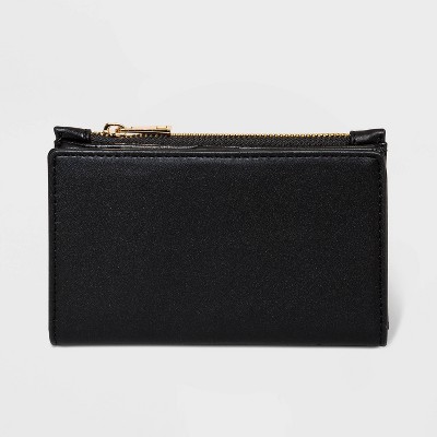Women's Small Bifold Wallet - A New Day™ Black : Target