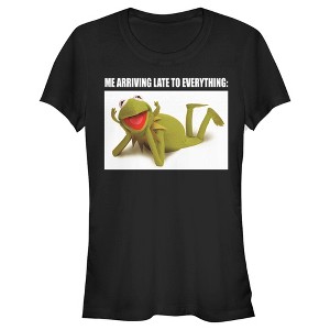 Juniors Womens The Muppets Kermit Meme T-Shirt - 1 of 4