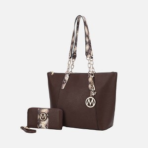 MKF Collection Ximena Women’s Tote Bag with matching Wristlet Wallet by Mia K - 1 of 3