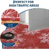 TackView Christmas Runner Rug Washable with Non Slip TPR Backing, Snowflakes Xmas Decoration Carpets for Hallway Bedroom Kitchen - 4 of 4