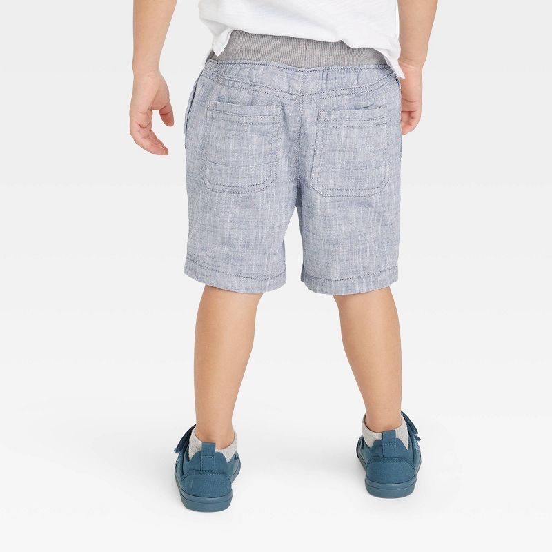 Toddler Boys' Chambray Pull-On Shorts - Cat & Jack™, 2 of 4