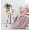 Kate and Laurel Kashvi Hexagon Metal Side Table, 14x14x20, White and Gold - 4 of 4