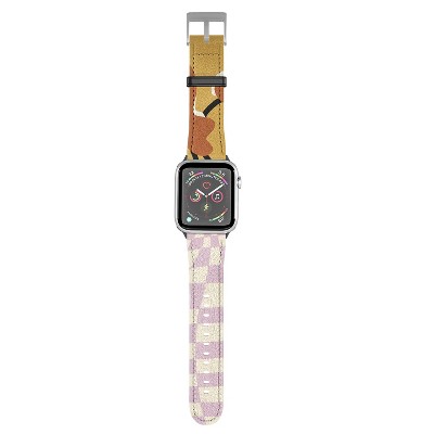 Miho Checkered Retro Flower Pot 42mm/44mm Silver Apple Watch Band -  Society6 : Target