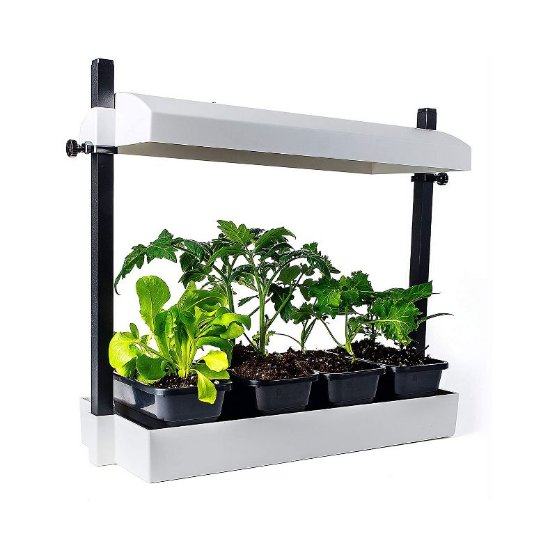 SunBlaster SL1600219 Growlight Micro Sized Complete LED Powered Indoor Garden Stand System, White, 4 of 8