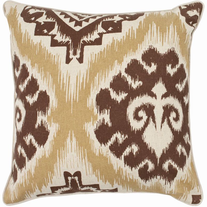 Lucy Pillow (Set of 2) - Almond - 22" x 22" - Safavieh ., 3 of 4