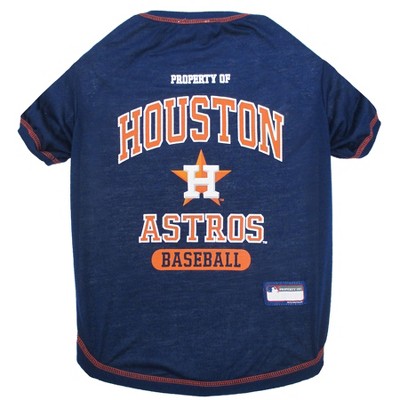 Pets First MLB Baseball Houston Astros Dog & Cat Jersey - Small